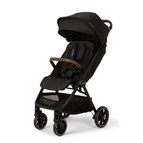 Nuna TRVL lx Compact Stroller - Caviar Color