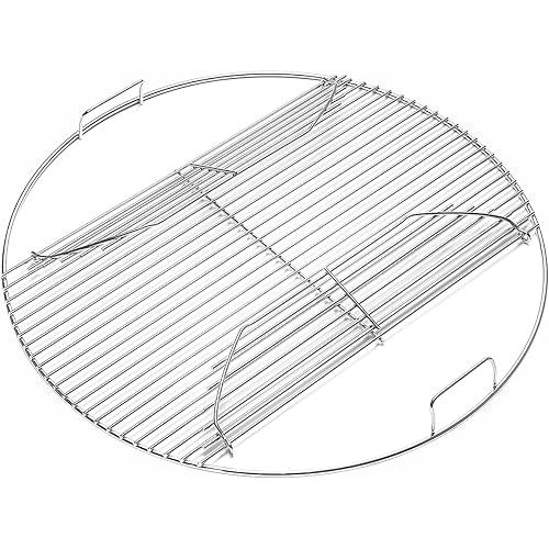 22" Cooking Grate Hinged for Weber, 7436 Charcoal Grill Grate Round Hinged, Replacement Part for Weber One-Touch, Performer and Bar-B-Kettle Series, Grill Grate BBQ for Weber Series