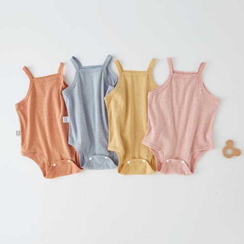 Baby Solid Color Pajamas Overalls
