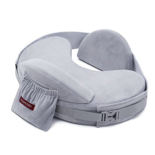 Ergonomic Nursing Pillow for Breastfeeding, Memory Foam Support - Momcozy