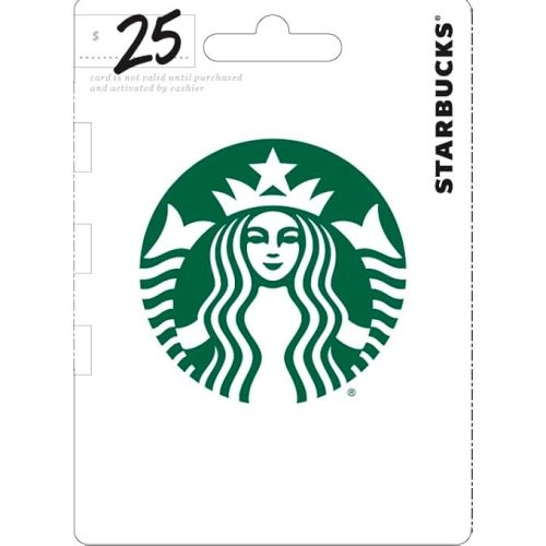 Starbucks Physical Gift Card