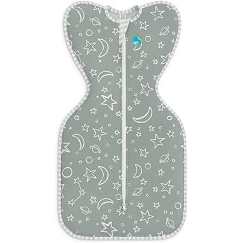 Love to Dream Swaddle UP, Silky-Lux 1.0 TOG, Super Soft, Luxurious 100% Viscose from Bamboo, Allow Baby to Sleep in Their Preferred Arms Up Position, Snug Fit Calms Moro Reflex, 8-13 lbs, Olive