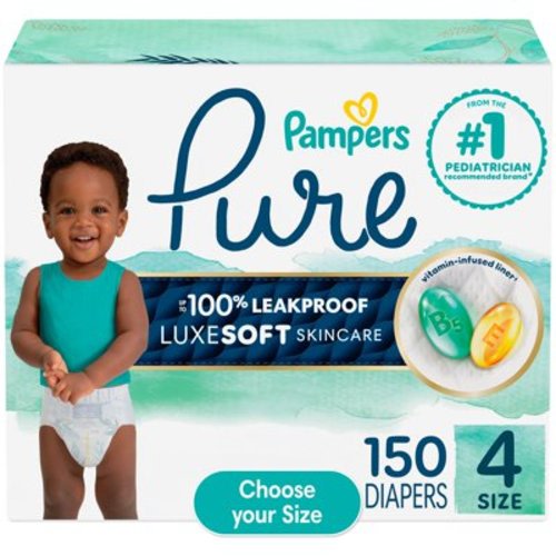 Pampers Pure Protection Diapers, Sizes 1-6 - Samsclub.com