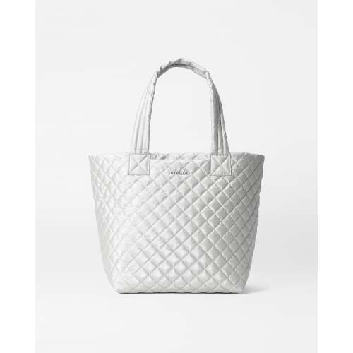 MZ Wallace Oyster Metallic Medium Metro Tote Deluxe – Tote | MZ Wallace