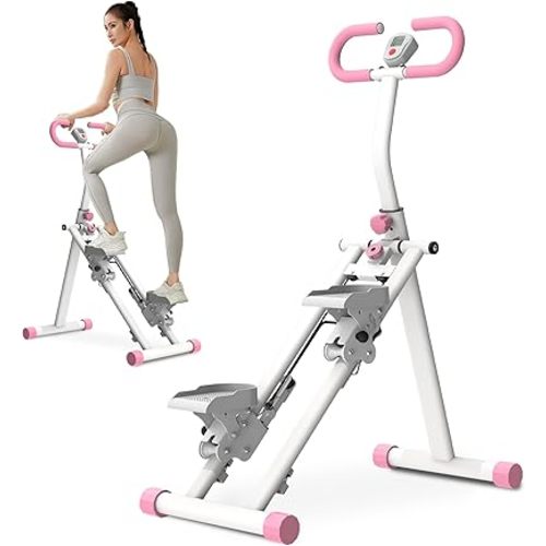 Stair Stepper for Home-Upgrade Vertical Climber Workout Machine for Full-Body Exercise Climber Fitness Equipment with Stable Frame Adjustable Handlebar