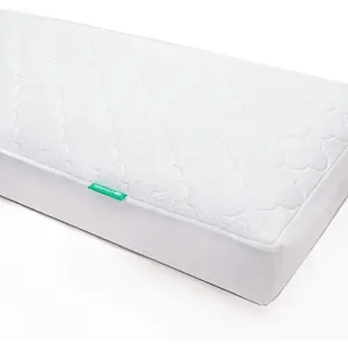 Newton Baby Waterproof Crib Mattress Pad, Breathable - 1 Pack | Crib Mattress Protector, Waterproof, Breathable, Quilted Comfort Layer, Universal Fitted Skirt, Machine Washable, 1 Pack