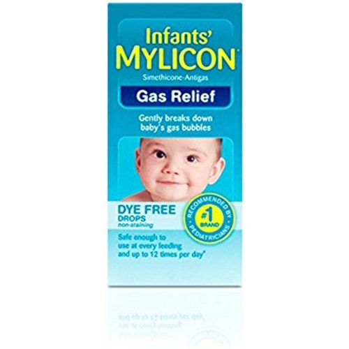 Mylicon Gas Relief Drops for Infants and Babies, Dye Free Formula, 0.5 Fluid Ounce - Gas Relief 0.5 fl oz