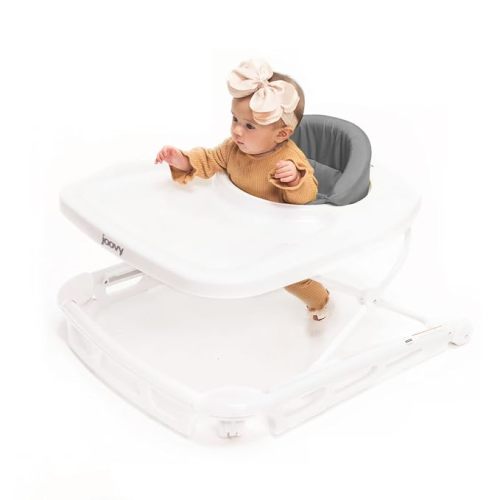 Joovy Spoon Baby Walker & Activity Center, Extra-Large Tray, Charcoal
