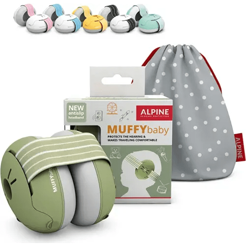 Alpine Muffy Baby Ear Protection for Babies and Toddlers up to 36 Months - Noise Reduction Earmuffs