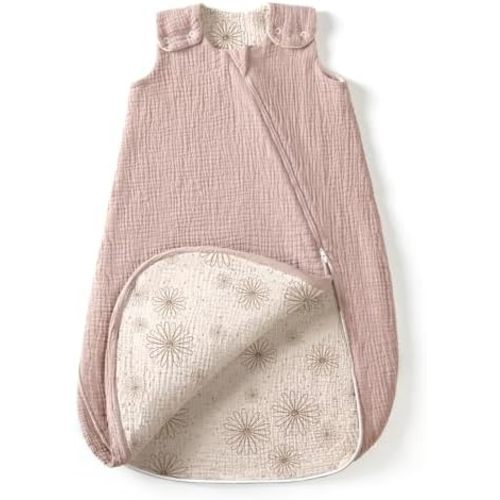 lulumoon Baby Sleep Sack Muslin: Cotton 0.7TOG Breathable Wearable Blanket