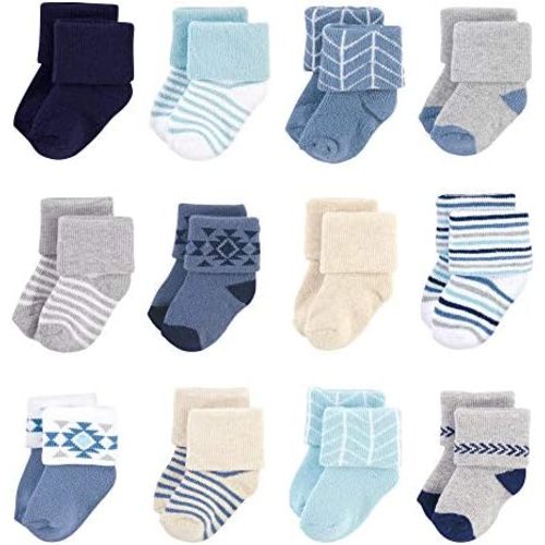 Hudson Baby Unisex Baby Cotton Rich Newborn and Terry Socks