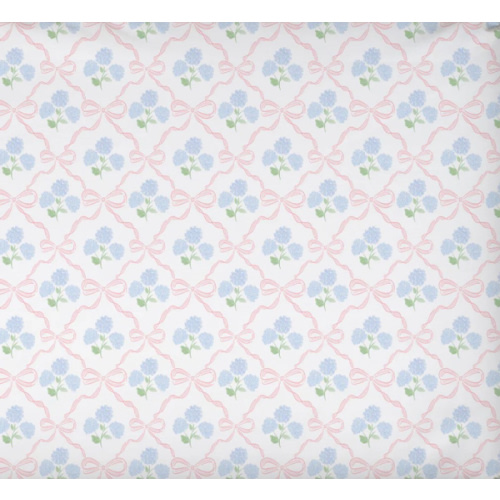 Crib Sheet | Ribbon Trellis