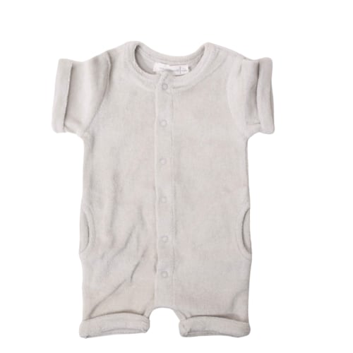 Organic Terry Romper - Stone