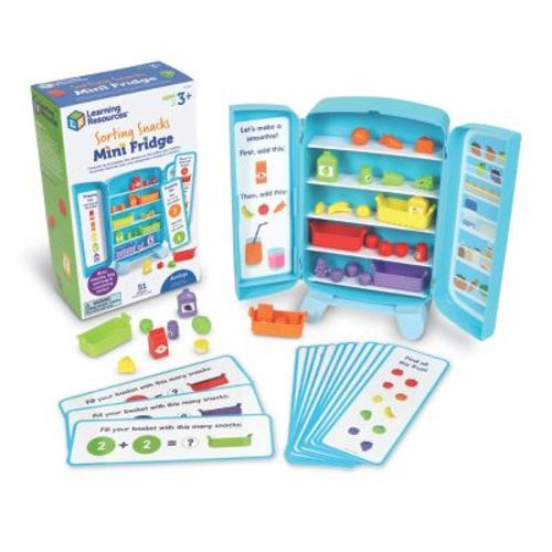 Learning Resources Sorting Snacks Mini Fridge: Educational Focus Kindergarten Reading & Writing Kit