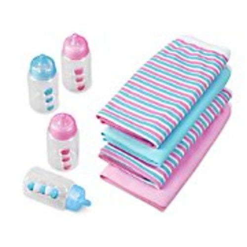 Baby Doll Blankets & Bottles
