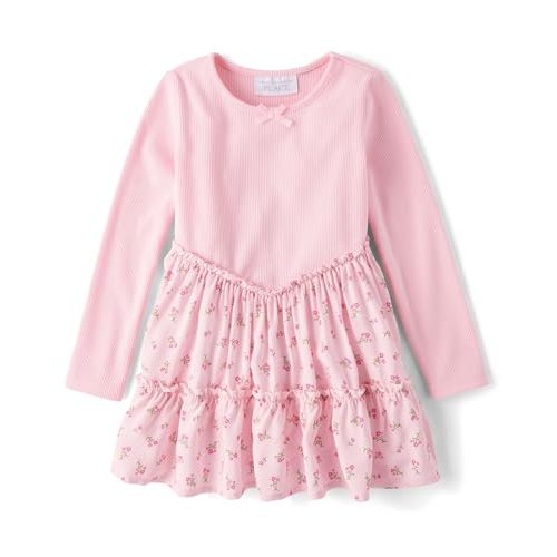 The Children's Place baby girls Heart Mesh Tutu Dress