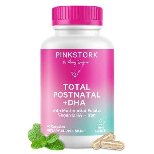 Total Postnatal + DHA (Mint) – Pink Stork