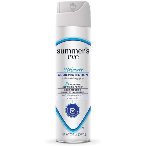 Summer's Eve Ultimate Odor Control Daily Feminine Spray with Talc-Free, Odor-Reducing and Moisture-Absorbing Formula, 2 Oz