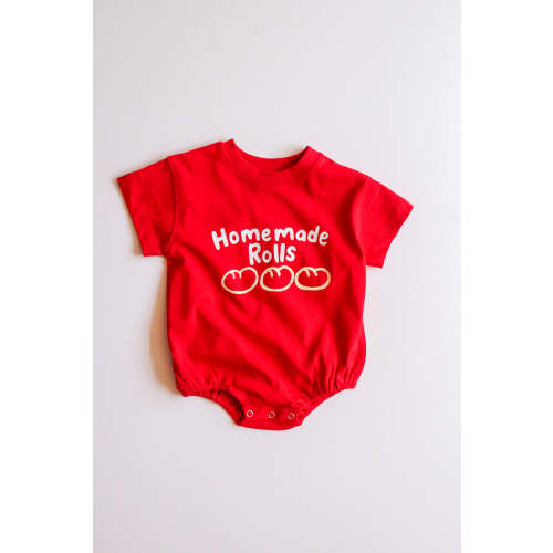 homemade rolls romper