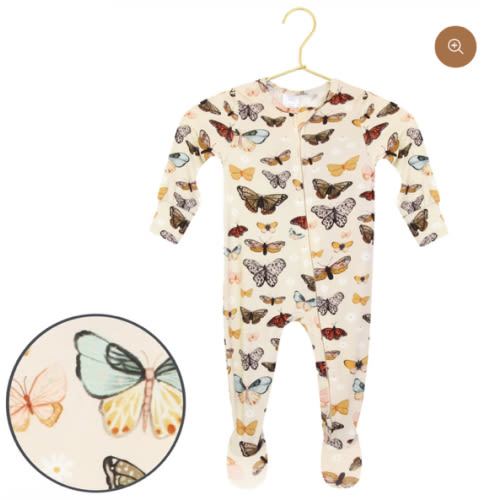 Amelia Zipper Footies