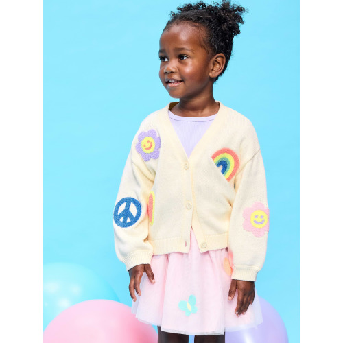Birthday Cardigan Sweater for Toddler Girls