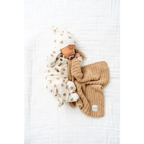 Teddy Newborn Hat Bundle (Top + Bottom)