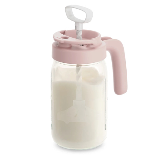Glass Formula And Breast milk Mixing Pitcher with Mixing Handle