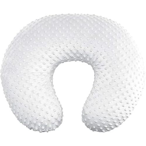 OWLOWLA Minky Nursing Pillow Cover, Breastfeeding Pillow Slipcover Fits Nursing Pillow for Baby Boy Girl(Floral)