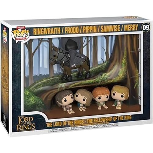 Funko Pop! Moments Deluxe: The Lord of The Rings:Fellowship of The Ring - Ringwraith/Frodo/Pippin/Samwise/Merry - Collectable Vinyl Figure - Gift Idea - Official Merchandise - Toys for Kids & Adults