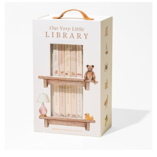 Our Very Little Library Board Book Set: A Foundational Language Vocabulary Board Book Set for Babies (Tabitha Paige Children's Book Series)