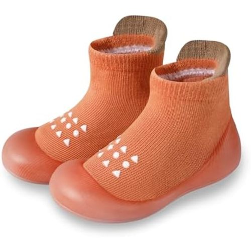 Baby Shoes Boys Girls Sneakers Infant Slip On Walking Shoes Non Slip Baby Sock Shoes with Flexible Sole