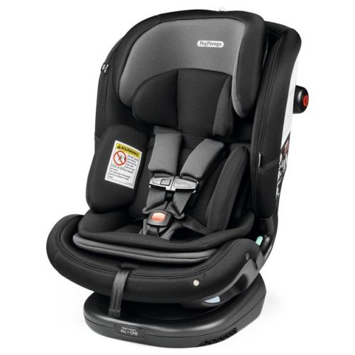 Peg Perego Primo Viaggio Car Seat - Crystal Black: Anti-Rebound Bar, Machine Washable