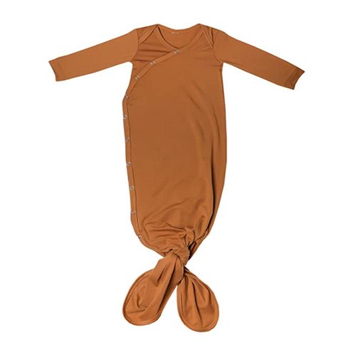 Copper Pearl Baby Gown - Camel