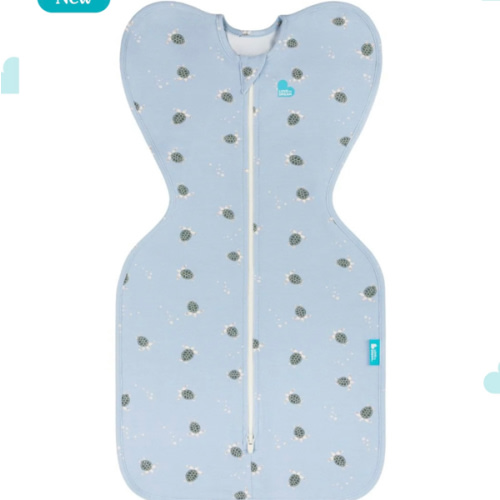 Swaddle Up™ 1.0 TOG Cotton Mist Blue Turtally