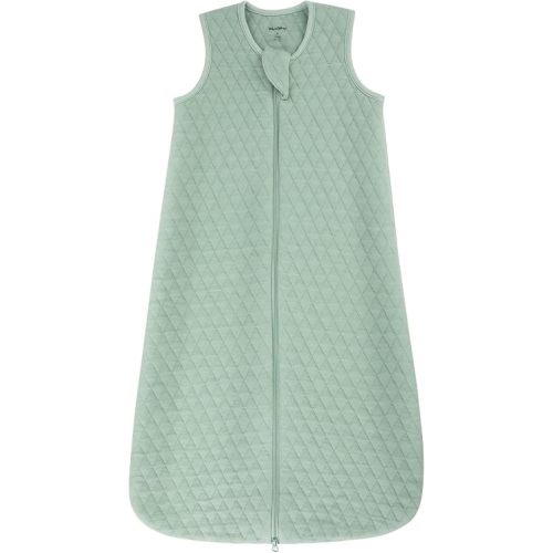 Baby Sleep Sack 12-18 Months 1.0 Tog 100% Cotton Toddler Sleep Sack,Diamond Quilted Breathable Soft All Year Wearable Blanket for Toddler and Infant