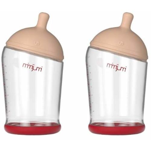 Mimijumi Breastfeeding Baby Bottle, 2 Pack - 8 Ounce