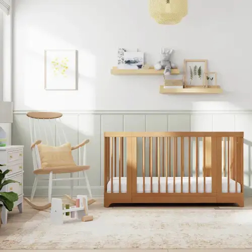 Newton Nest Convertible Crib - Natural