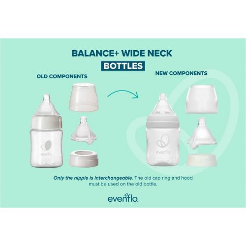 Evenflo Balance Wide-Neck Anti-Colic Baby Bottles - 9oz/2pk