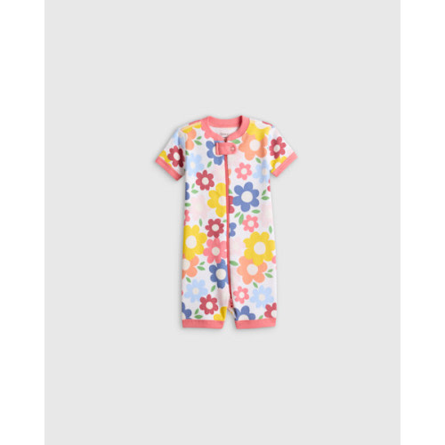 100% Organic Cotton Shortie Onesie Pajama in Cars