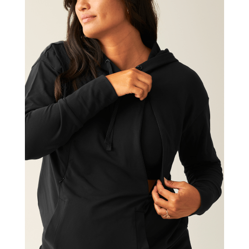 Bamboo Maternity & Nursing Hoodie | Evergreen - Kindred Bravely