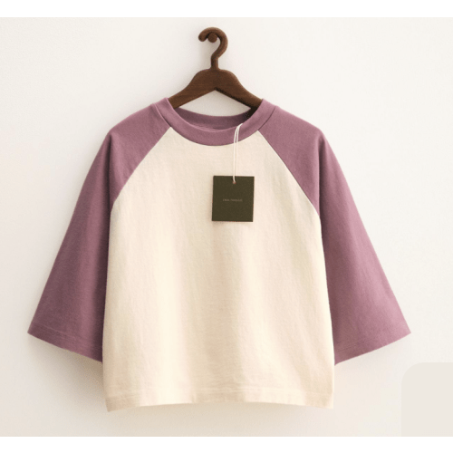 ZARA TIMELESS - RAGLAN SLEEVE T-SHIRT - Lilac | ZARA United States