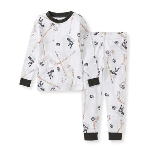Burt's Bees Baby Boys' 2-Piece Long Sleeve Tee and Pants Organic Cotton Pajama Set