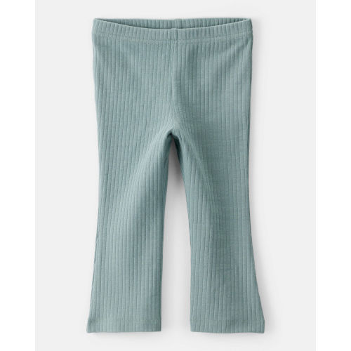 Baby Girl Cotton Flare Leggings - Green - Carter's | Carter's