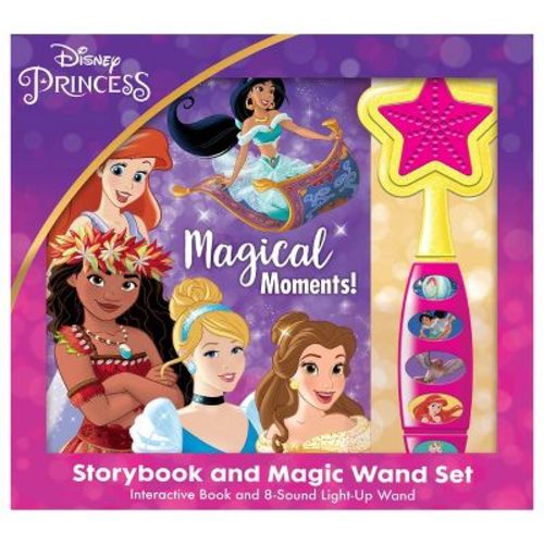 Disney Princess Magical Moments! Storybook and Magic Wand Sound Book Set: Educational Reading, Electronic Storybooks