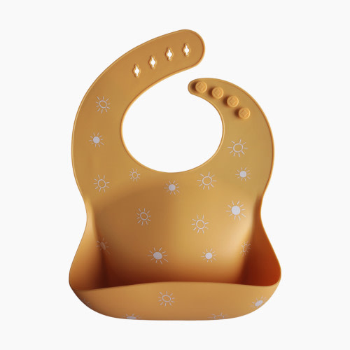 Mushie Silicone Bib - Sun
