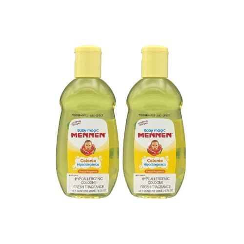 Baby Magic 2 Mennen Cologne 6.76 Fl Oz (2 Colonias Mennen Para Bebe 200 Ml)
