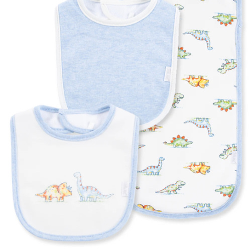 Dinomite Bib & Burp Set