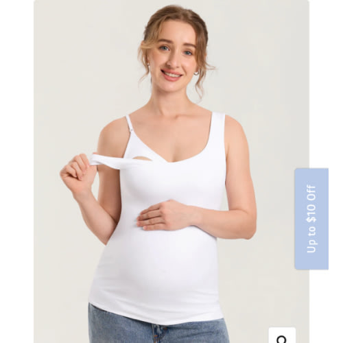 Natrelax® V Neck Nursing Tank Top