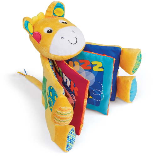 Kidoozie Farm Friends Crinkle Book Toy –Tactile and Educational –Machine Washable – for Ages 3-18 Months