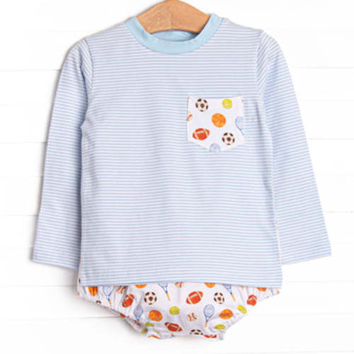 Game Time Diaper Set, Blue – Stitchy Fish